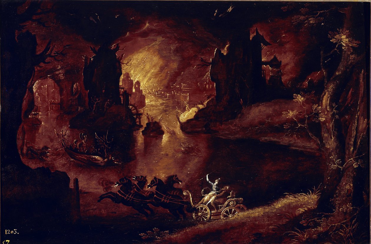 إزالة بروسيربين. (لوحة بواسطة بيتر الأصغر Bruegel