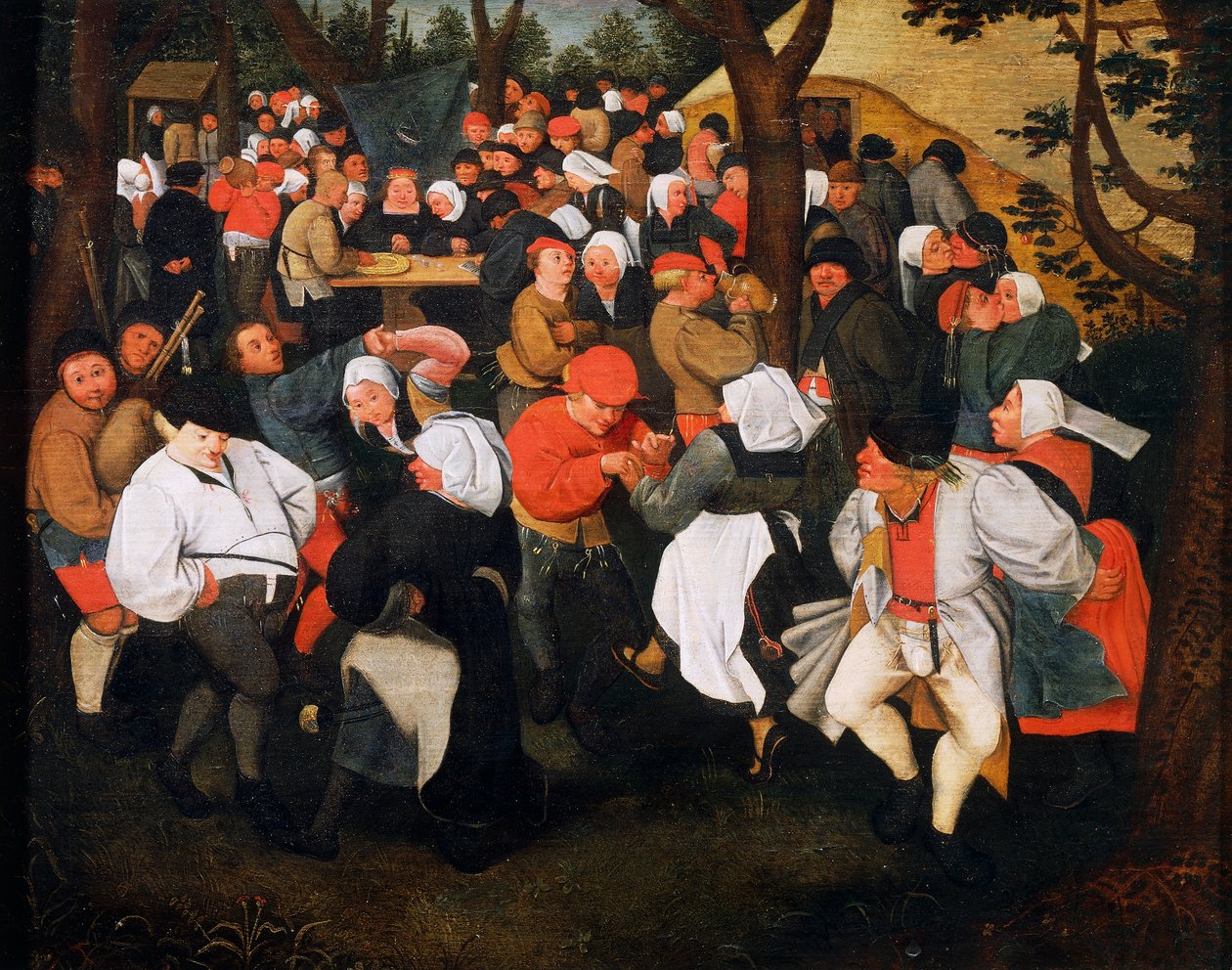 رقصة القرية لبيتر بروغيل الأصغر (1564-1638) بواسطة بيتر الأصغر Bruegel