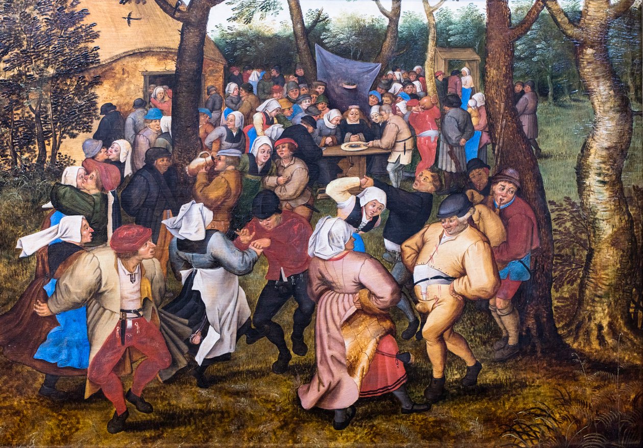 رقصة الزفاف بواسطة بيتر الأصغر Bruegel