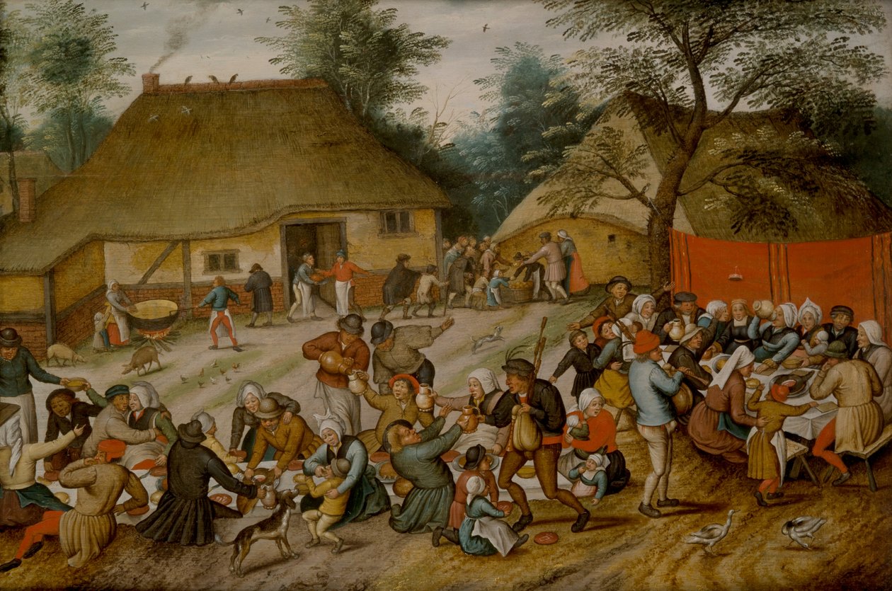 وليمة الزفاف في الهواء الطلق بواسطة بيتر الأصغر Bruegel
