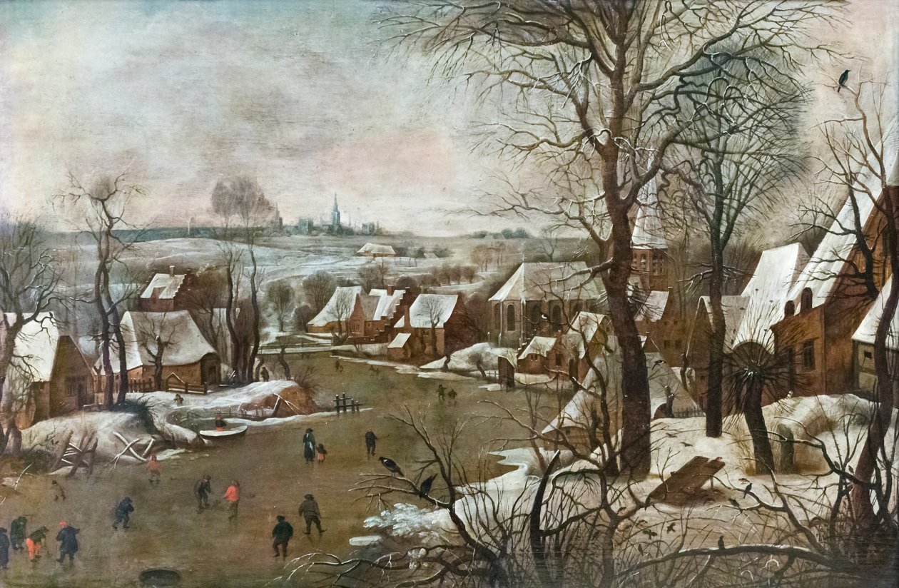 المناظر الطبيعية الشتوية بواسطة بيتر الأصغر Bruegel