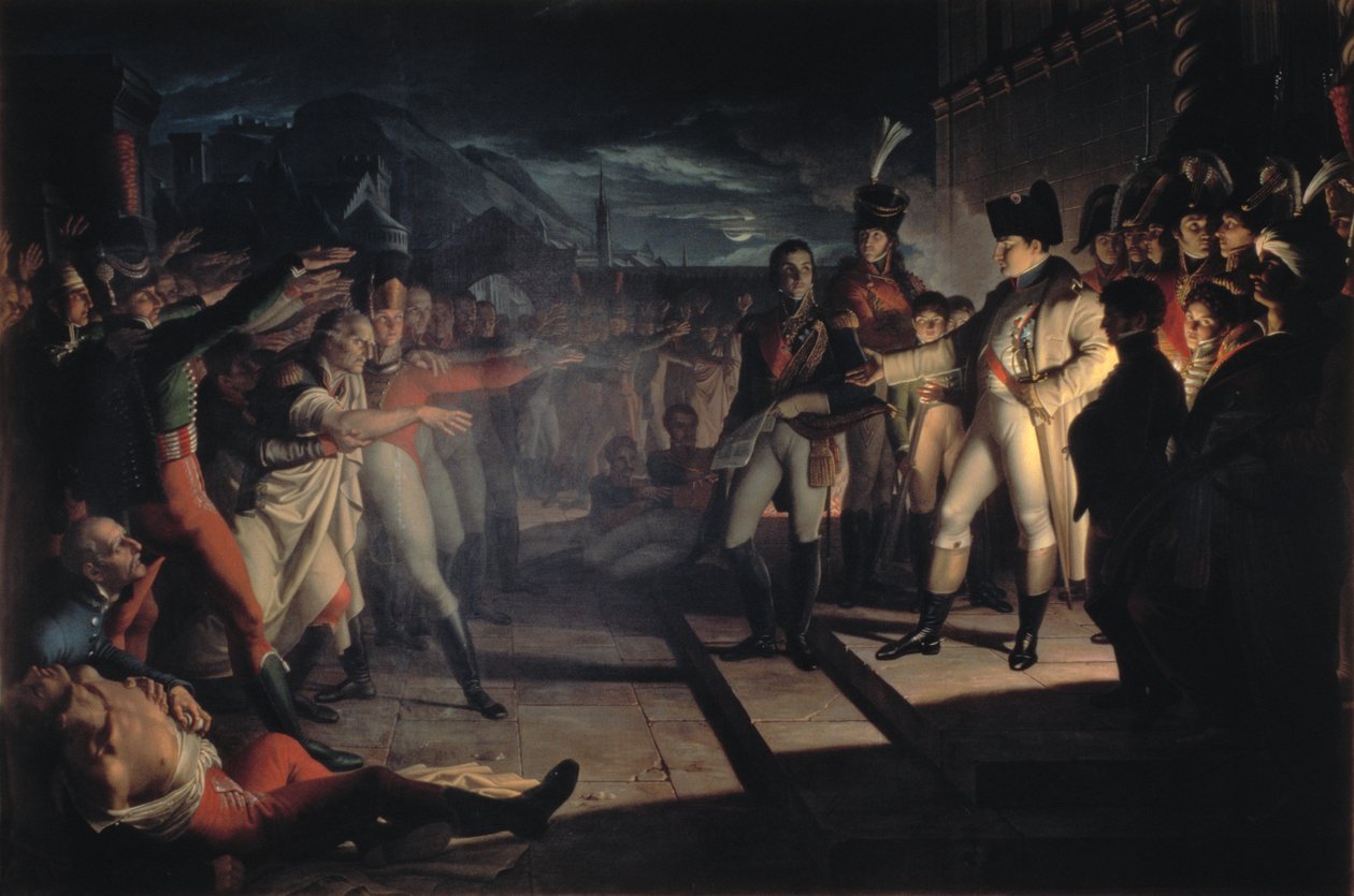 قسم ساسوني لنابليون بونابرت (1769-1821) بعد معركة يينا أورستادت ، 14 أكتوبر 1806 ، 1820 (انظر أيضًا 187778) بواسطة بيترو بنفينوتي
