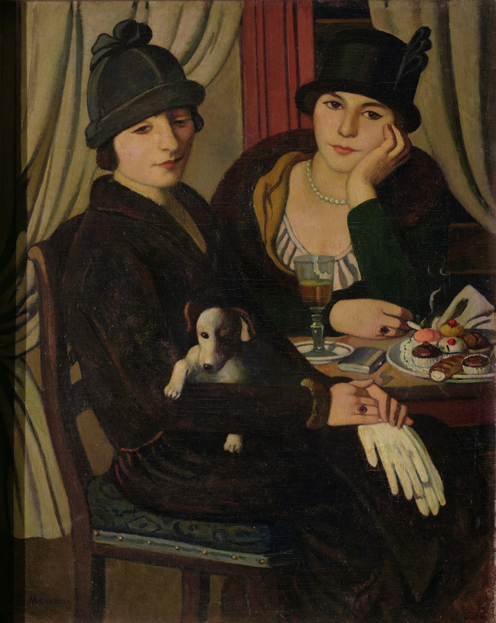 المرأة في مقهى ، ج .1924 بواسطة بيترو ماروسيغ