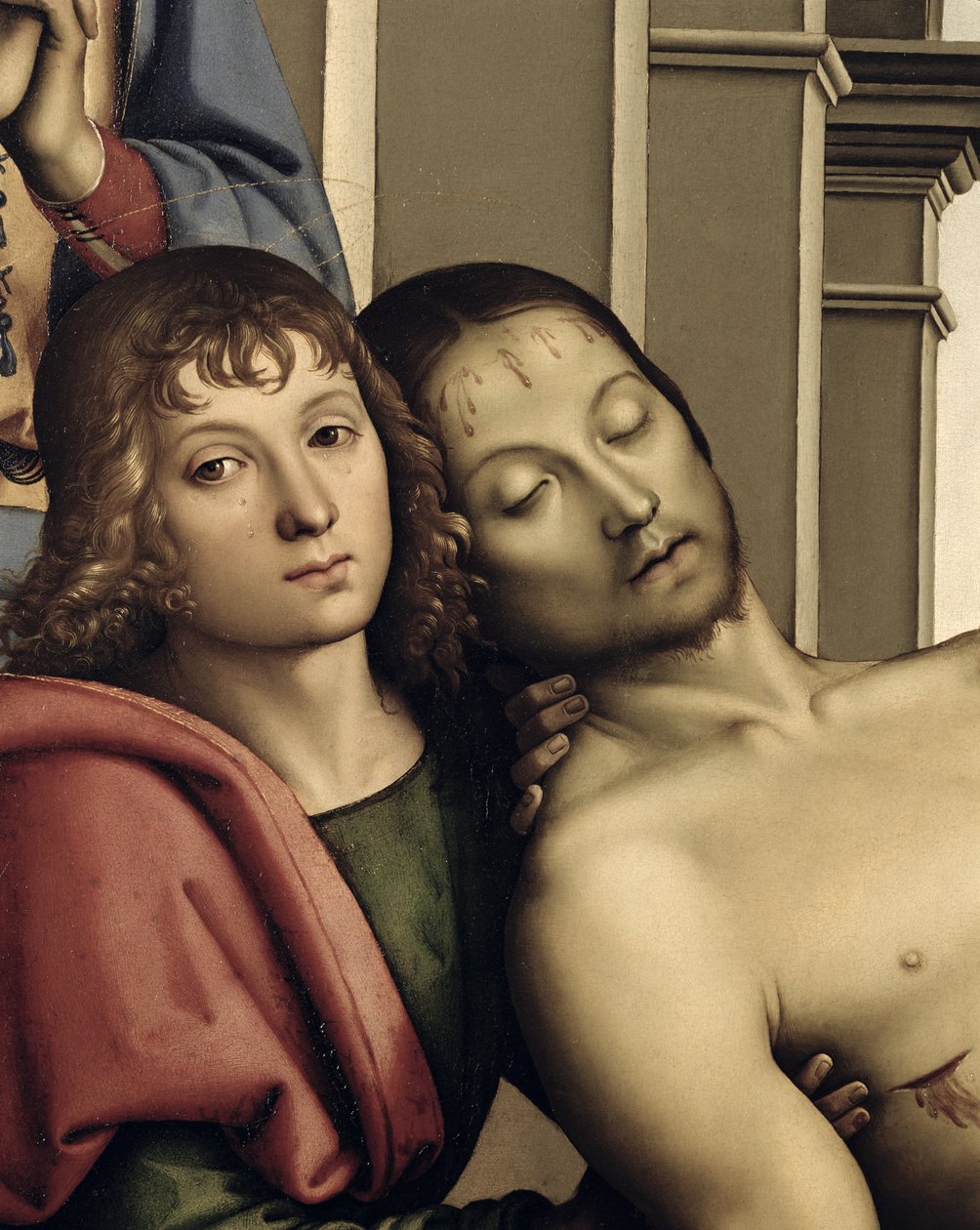 بيتا ، 1494-95 زيت على تفاصيل لوحة 50041 بواسطة بيترو بيروجينو