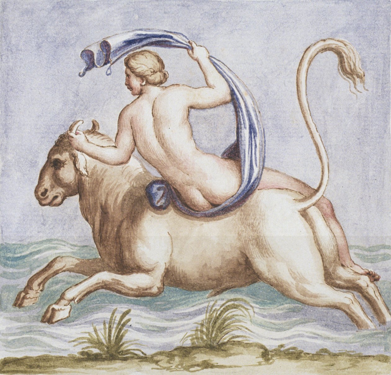 السيدة Gen 1496 Plate CXX Rape of Europa ، 1674 بواسطة بيترو سانتي بارتولي