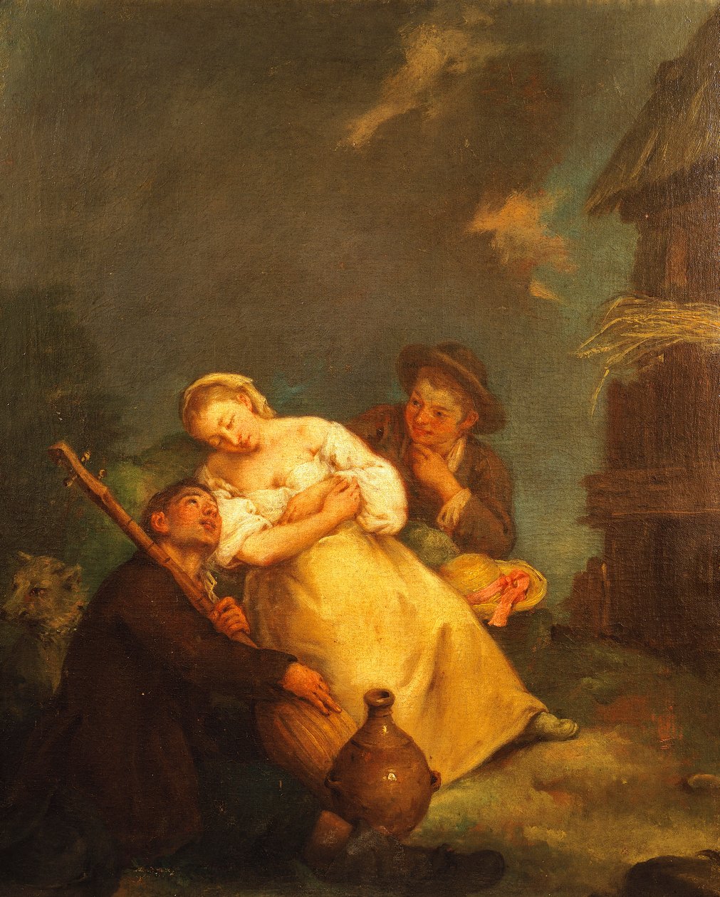 مشهد الفلاحين ، بقلم بيترو لونجي (1701-1785) بواسطة بيترو لونغي
