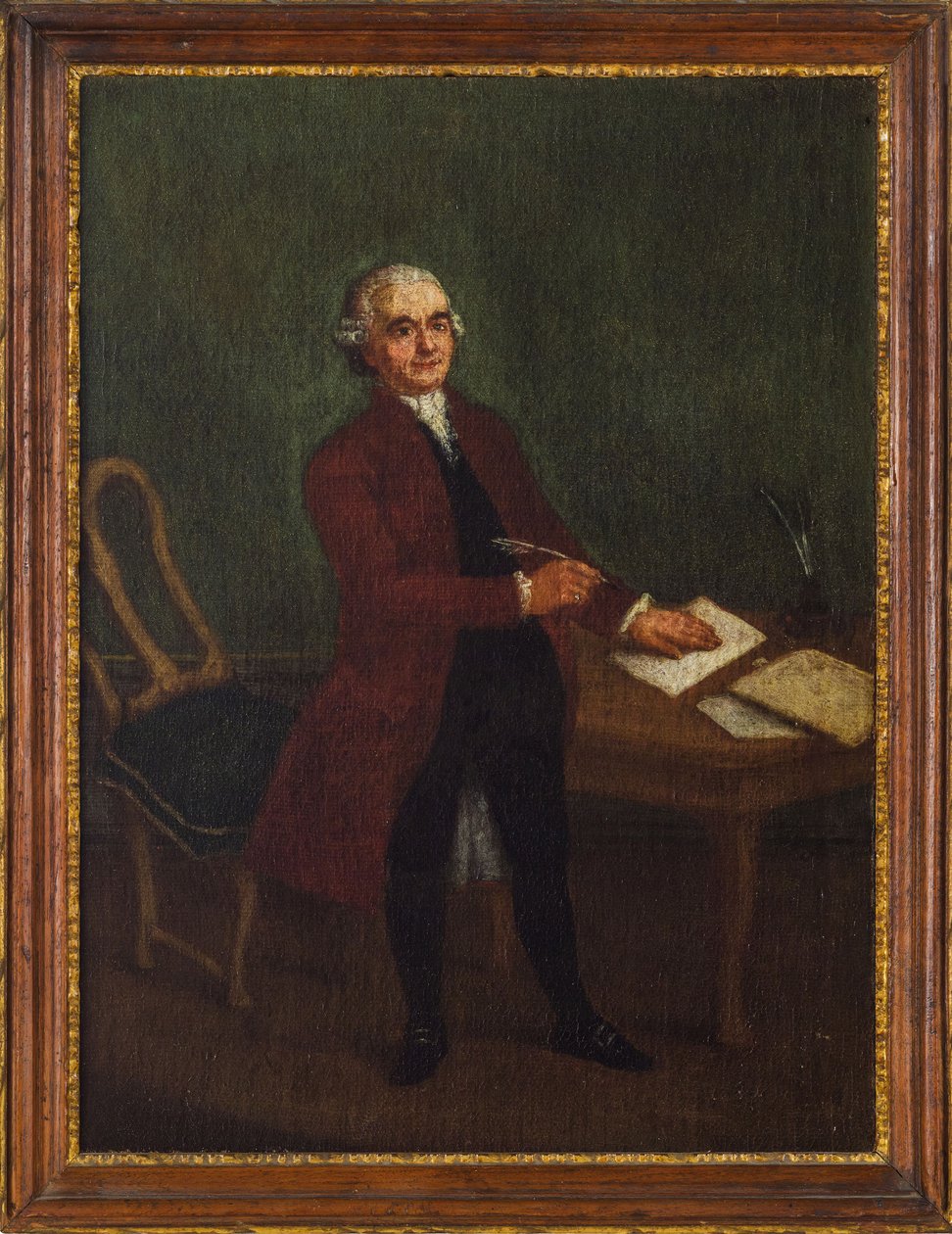 صورة لملكيوري سيزاروتي 1730-1808 ، 1760. بواسطة بيترو لونغي