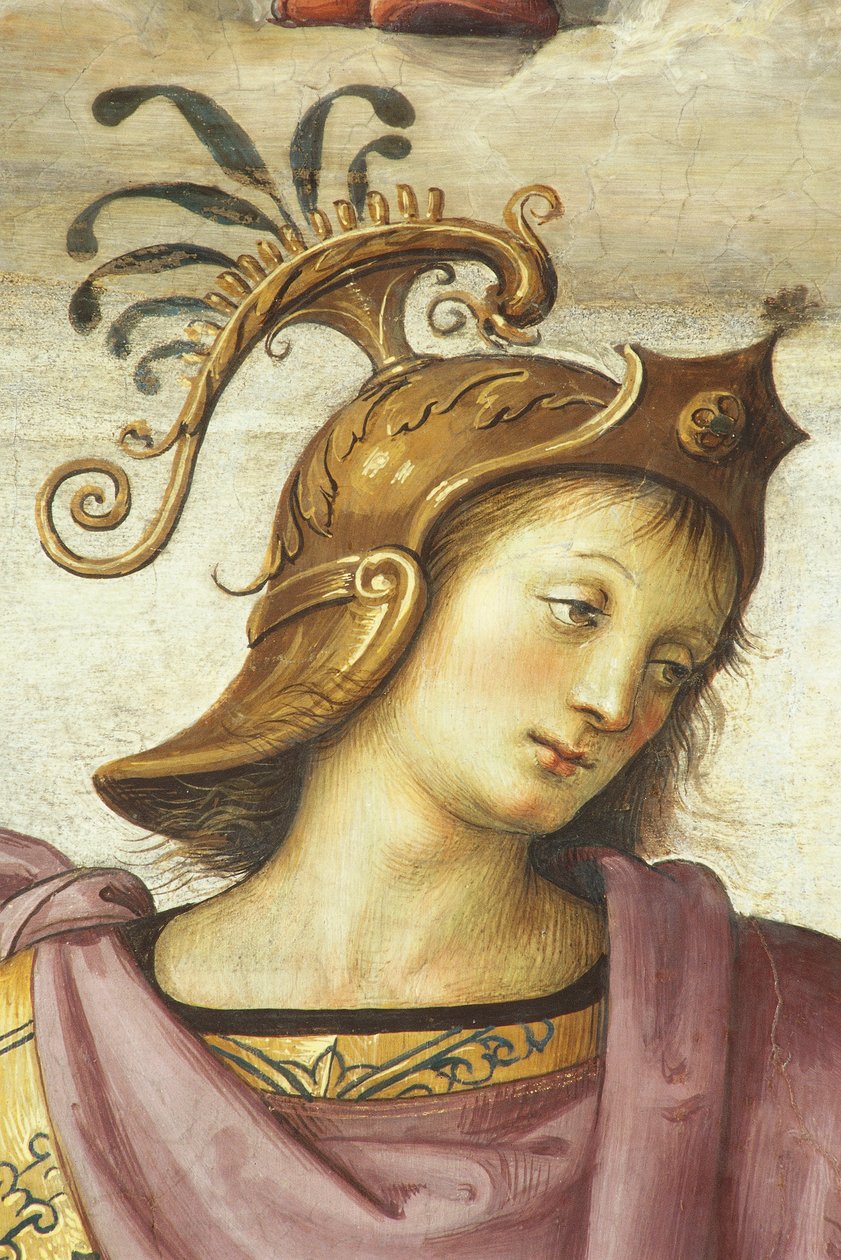 Publius Scipio ، بواسطة Perugino (1450 تقريبًا - 1523) ، لوحة جدارية ، قاعة الجمهور ، كلية كامبيو ، Palazzo dei Priori ، بيروجيا ، أومبريا ، إيطاليا ، القرنين الخامس عشر والسادس عشر بواسطة بيترو بيروجينو