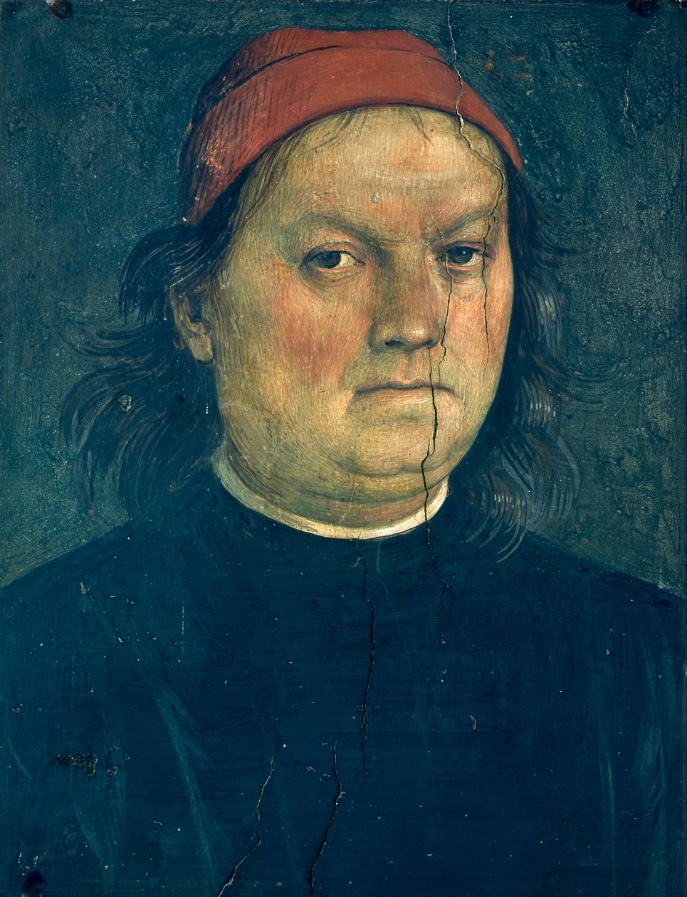 صورة شخصية ، حوالي 1500 ، بقلم بيترو بيروجينو (حوالي 1450-1523) ، فريسكو ، 40x30.5 سم بواسطة بيترو بيروجينو