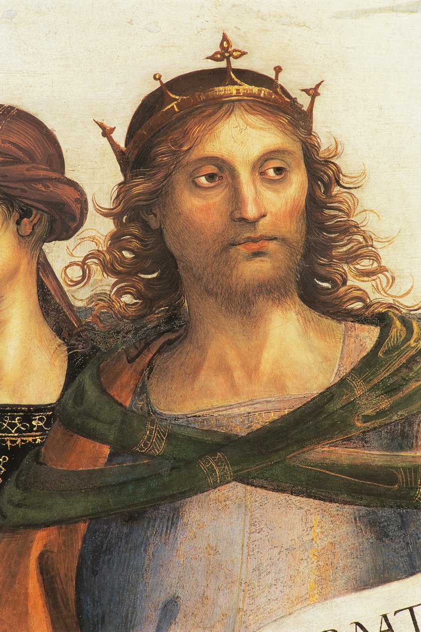 سليمان ، تفاصيل من الأب الأقدس مع الأنبياء والعرافات بواسطة بيترو بيروجينو