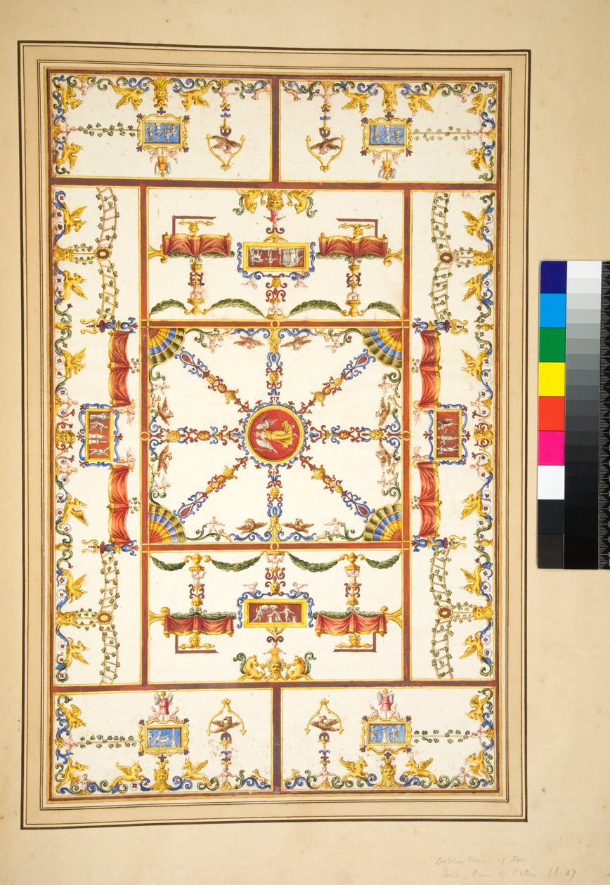 من Palazzo di Tito الموجود في حديقة الغرف السبع المتاخمة للحمامات على جبل Esquilino بواسطة بيترو سانتي بارتولي