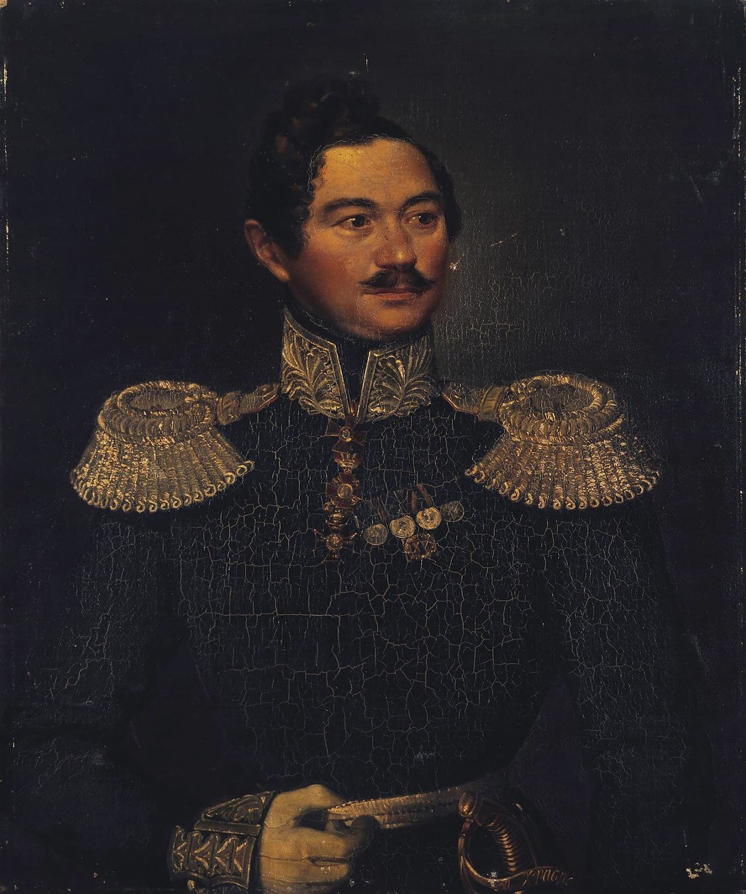 صورة الجنرال إيفان أليكسيفيتش أورلوف 1795-1874 ، 1835 بواسطة بيمين نيكيتيش أورلوف