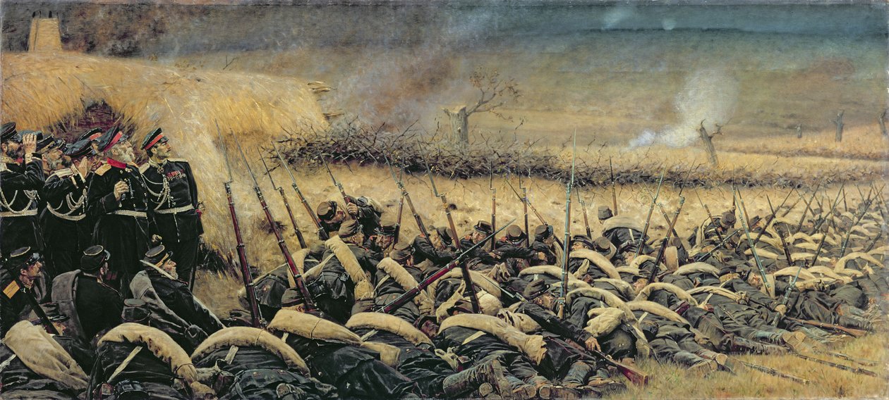 قبل الهجوم ، 1877-1878 بواسطة بيوتر بتروفيتش ويريتشاجين