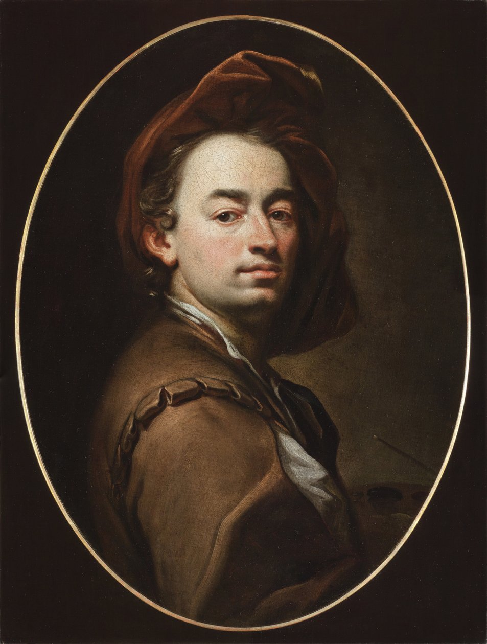 صورة شخصية - صورة شخصية - بيتر براندل (بيتر جوهانس أو جان بيتر براندل) (1668-1735). زيت على قماش ، حوالي 1698. المتحف الوطني ، براغ بواسطة بيتر براندل