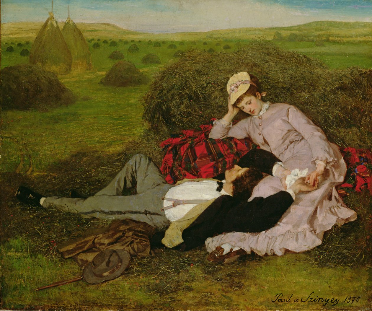 العشاق 1870 بواسطة بال Szinyei ميرس