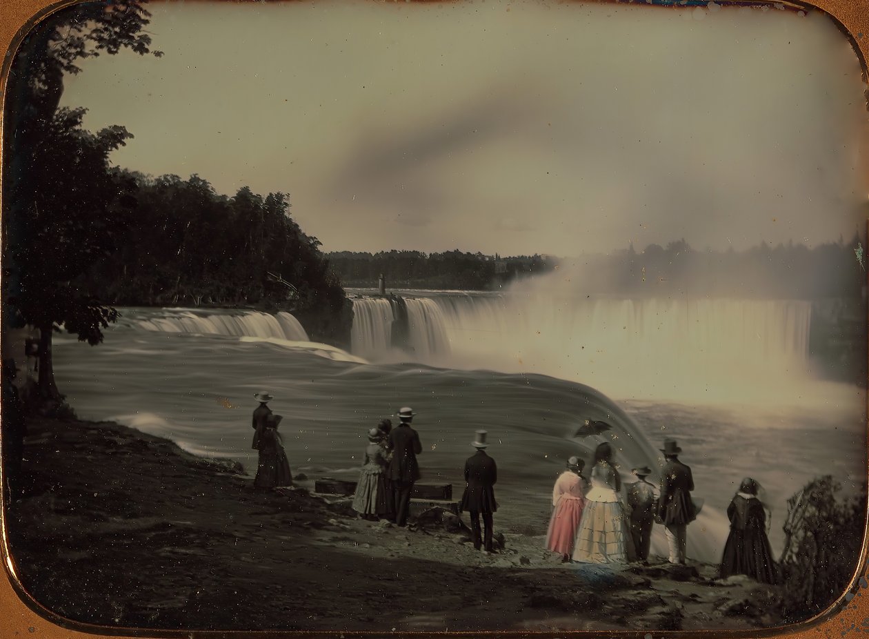 شلالات نياجرا ، كاليفورنيا. 1850. بواسطة بلات د