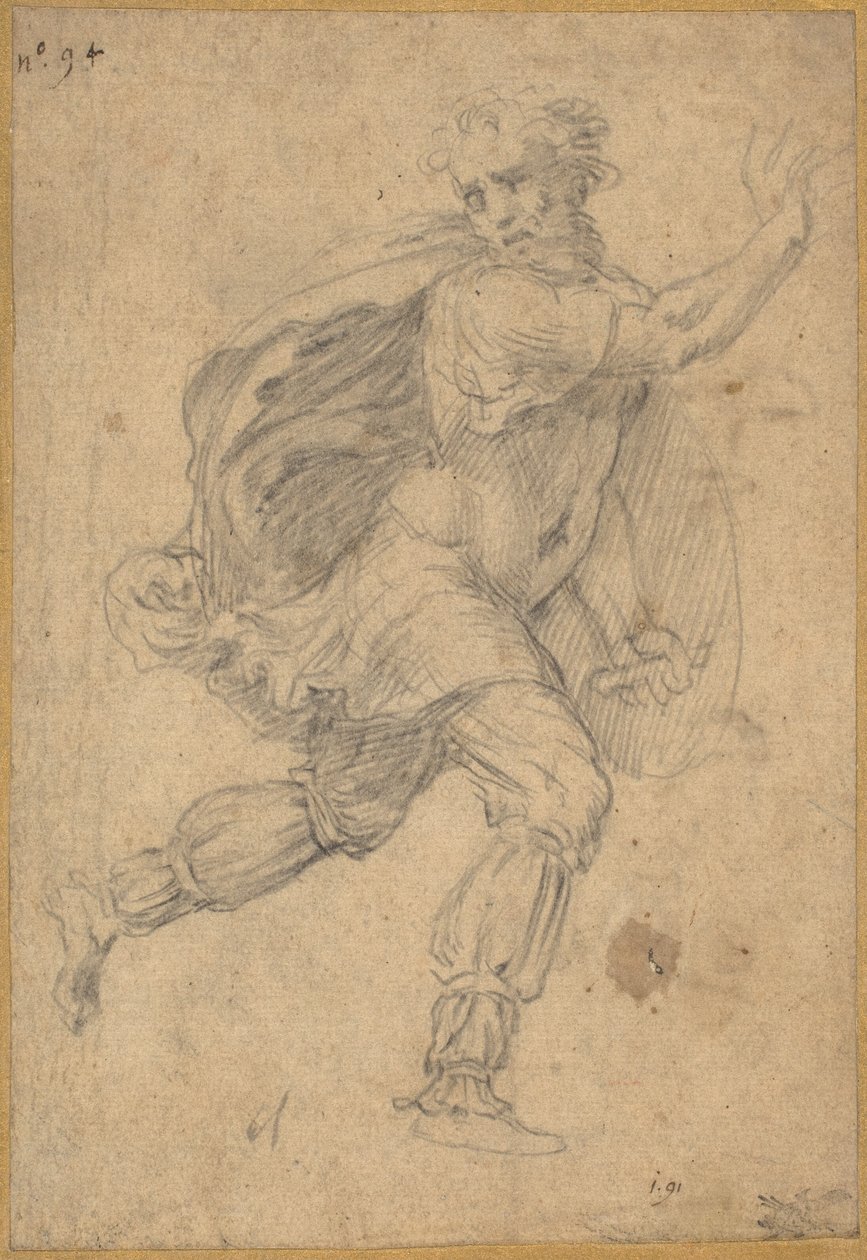 الهروب من البربري بواسطة Polidoro da Caravaggio