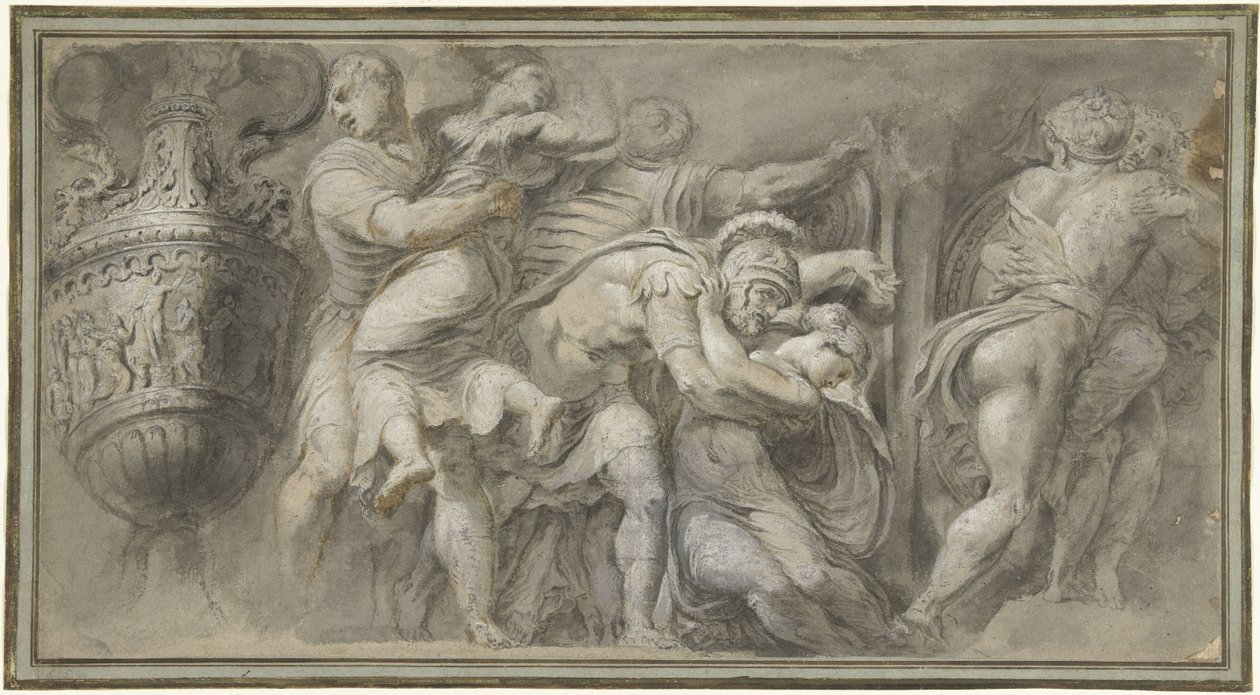 سطو سابين قبل الزواج بواسطة Polidoro da Caravaggio