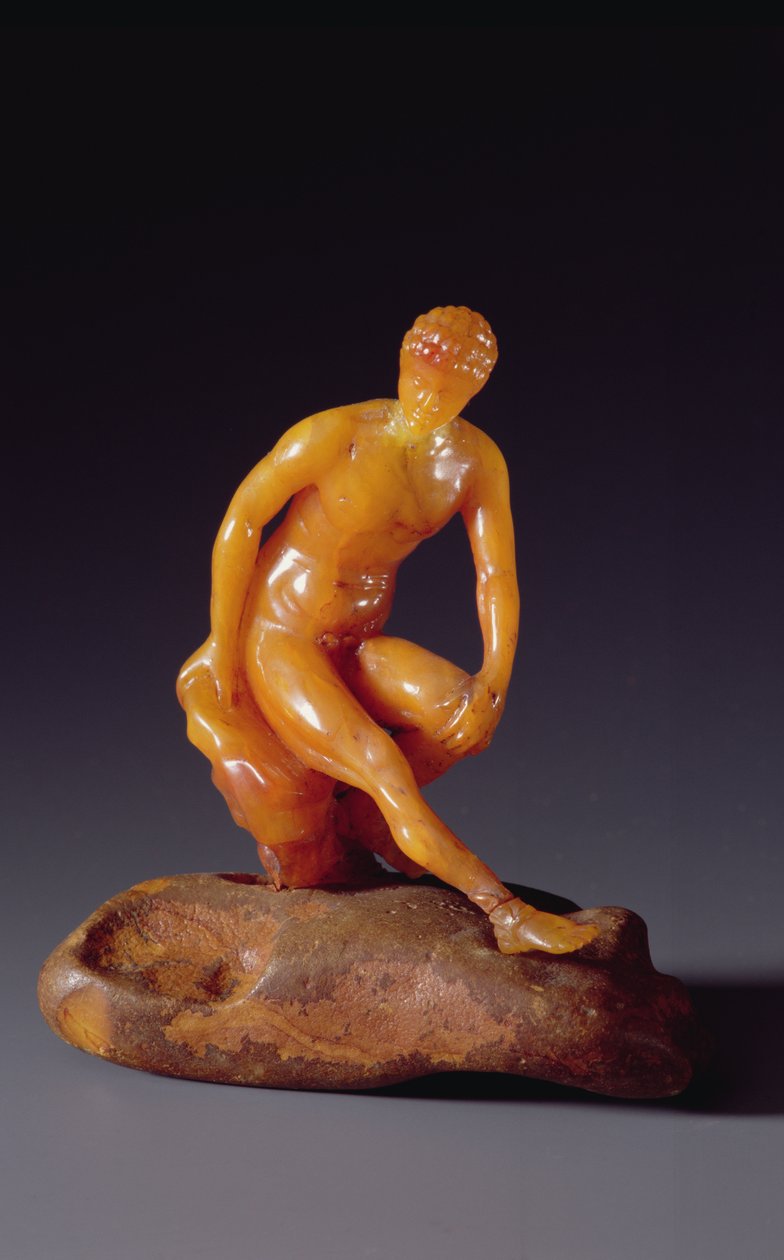 صورة هيرميس ، c.1600 (كهرمان) بواسطة المدرسة البولندية