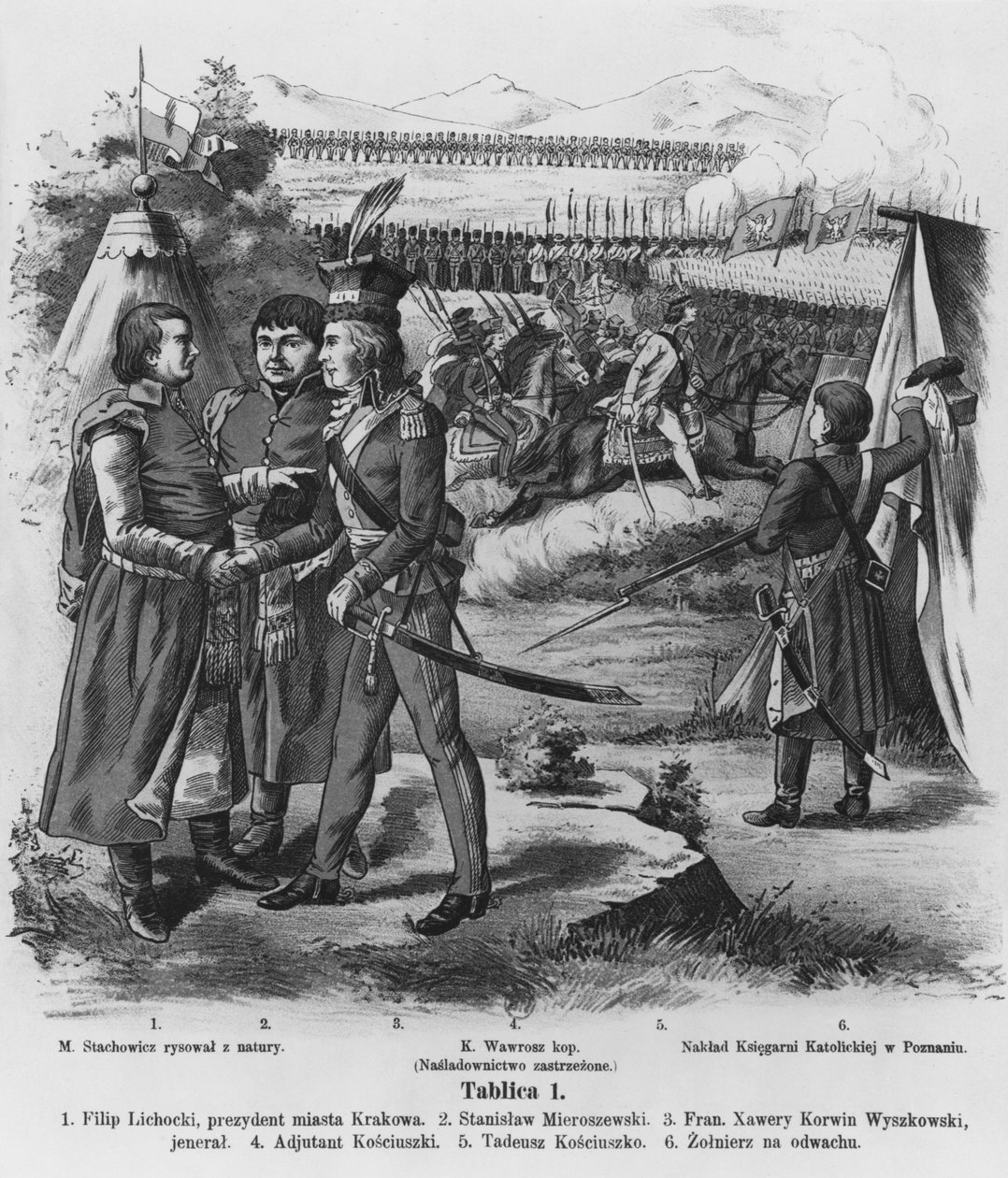 جيش تاديوس كوسيوسزكو 1794 بواسطة المدرسة البولندية