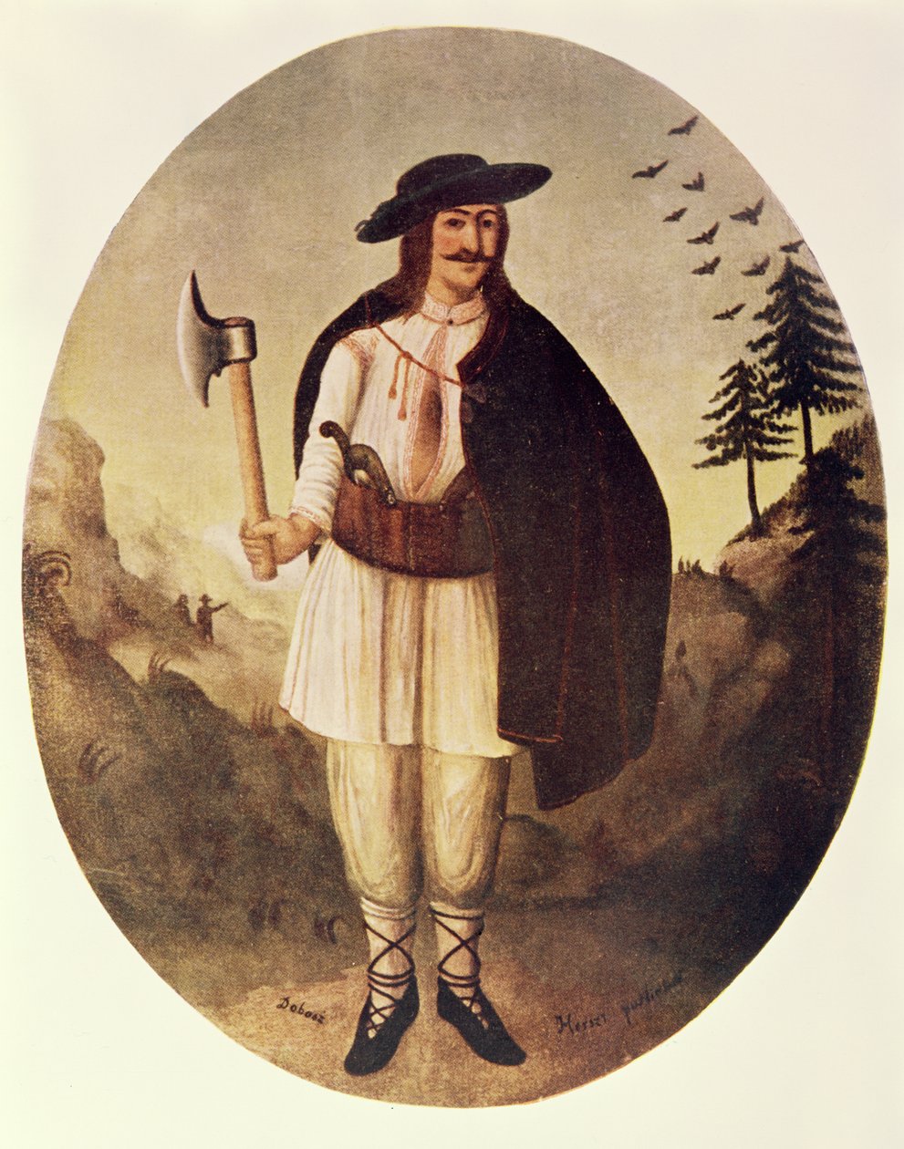 Oleksa Dovbush بواسطة المدرسة البولندية