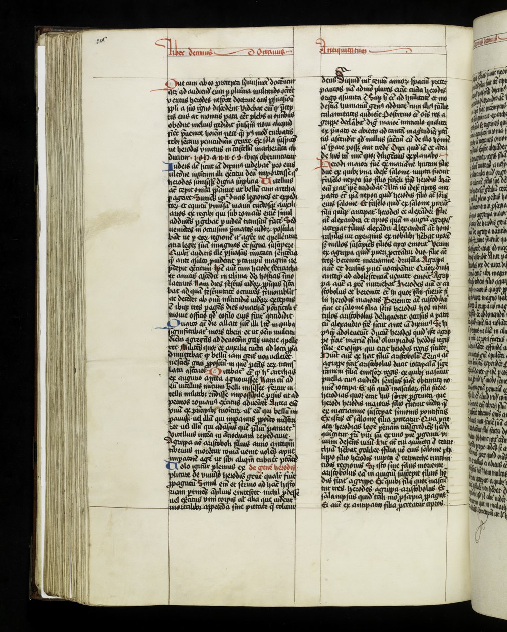 صفحة 286 من الكتاب 18 من الآثار اليهودية بواسطة جوزيفوس فلافيوس ، تينيك بواسطة المدرسة البولندية