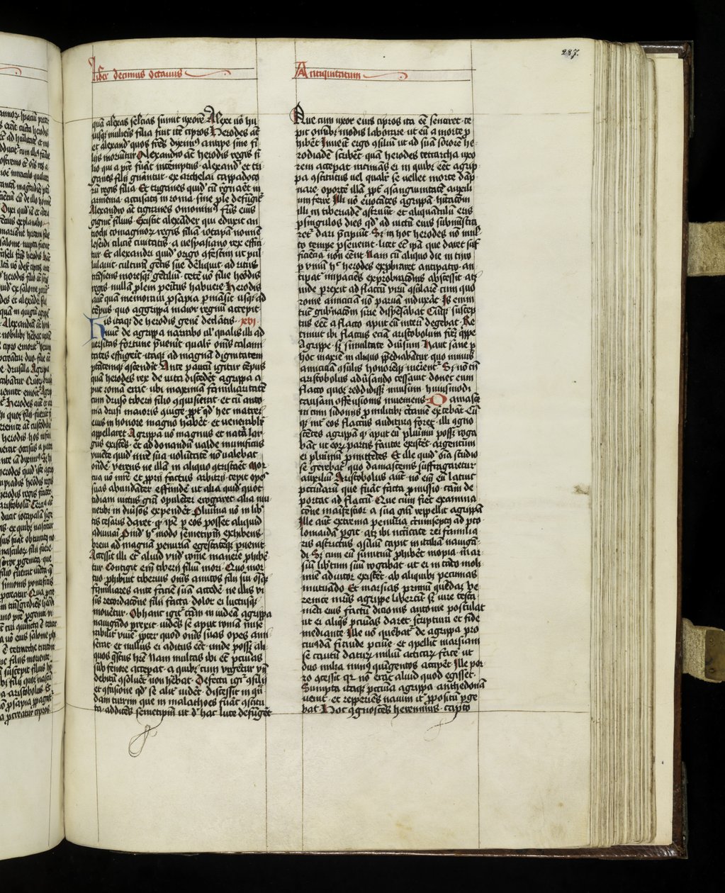 كتاب 18 صفحة 287 من اليهود في الآثار التي كتبها جوزيفوس فلافيوس ، تينيك بواسطة المدرسة البولندية