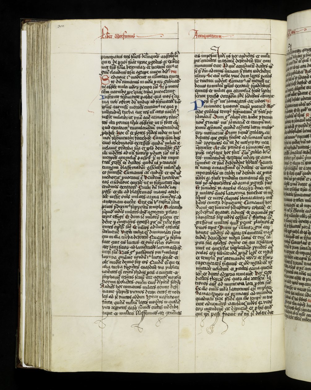 صفحة 300 من الكتاب 20 من "الآثار اليهودية بقلم جوزيفوس فلافيوس ، تينيك بواسطة المدرسة البولندية