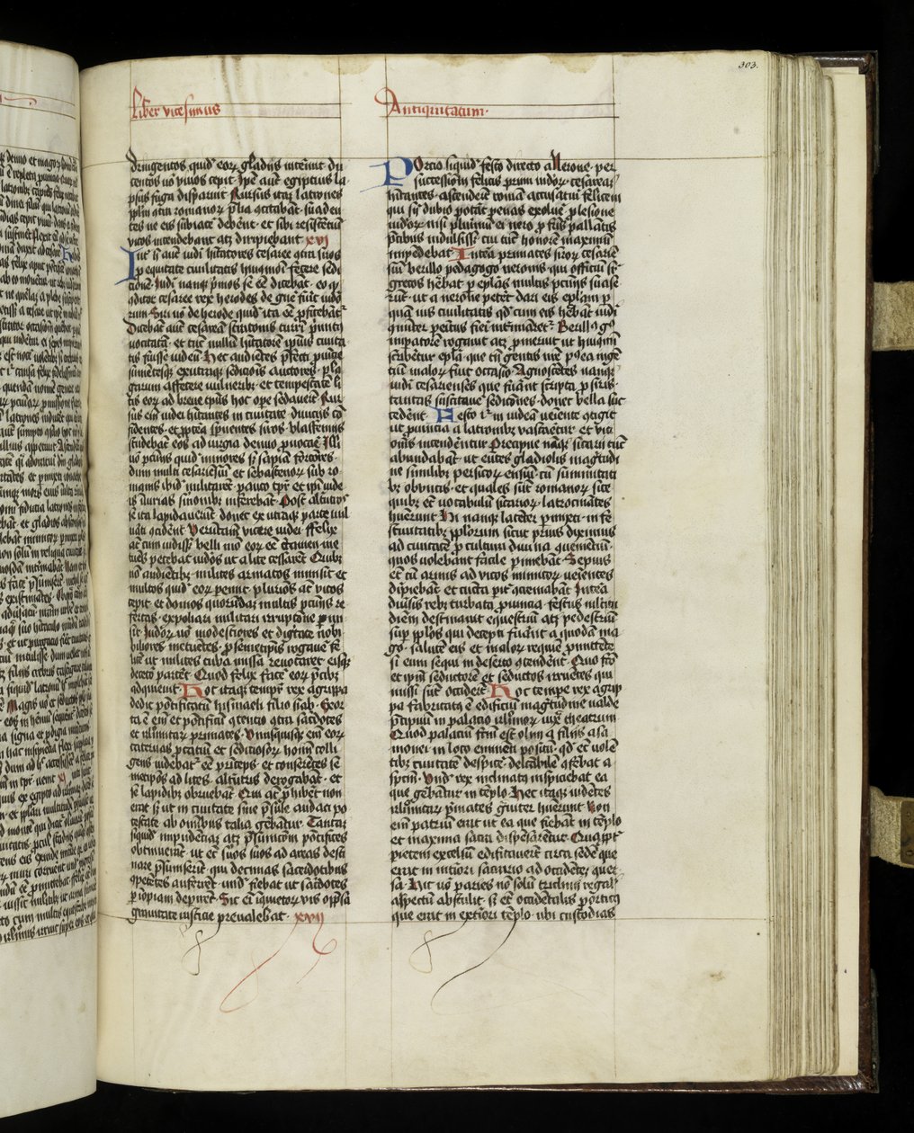 صفحة 303 من الكتاب 20 من "الآثار اليهودية بواسطة جوزيفوس فلافيوس ، تينيك بواسطة المدرسة البولندية
