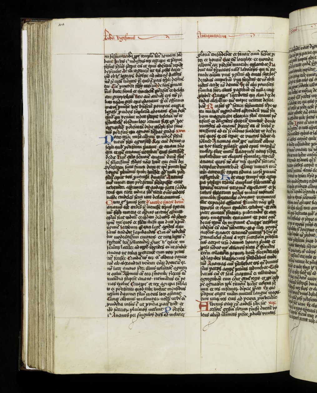 صفحة 304 من الكتاب 20 من "الآثار اليهودية بواسطة جوزيفوس فلافيوس ، تينيك بواسطة المدرسة البولندية