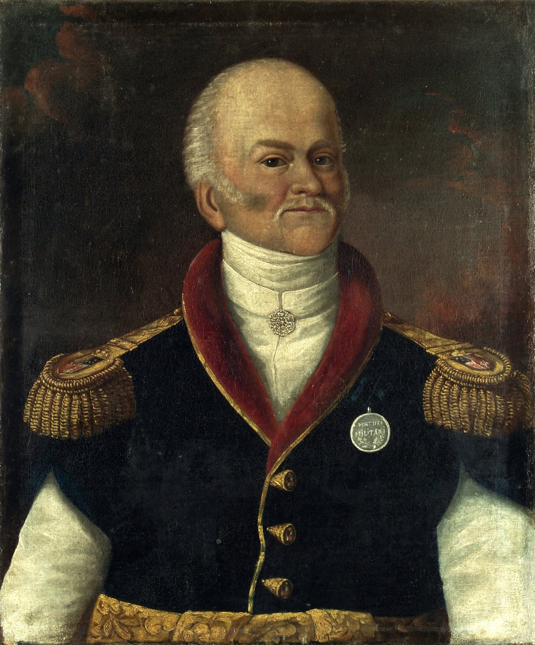 صورة للجنرال فرانسوا كزافييه كراسيكي (1774-1844). (صورة للجنرال كسوري فرانسيسك كراسيكي). Peinture anonyme، huile sur toile بواسطة المدرسة البولندية