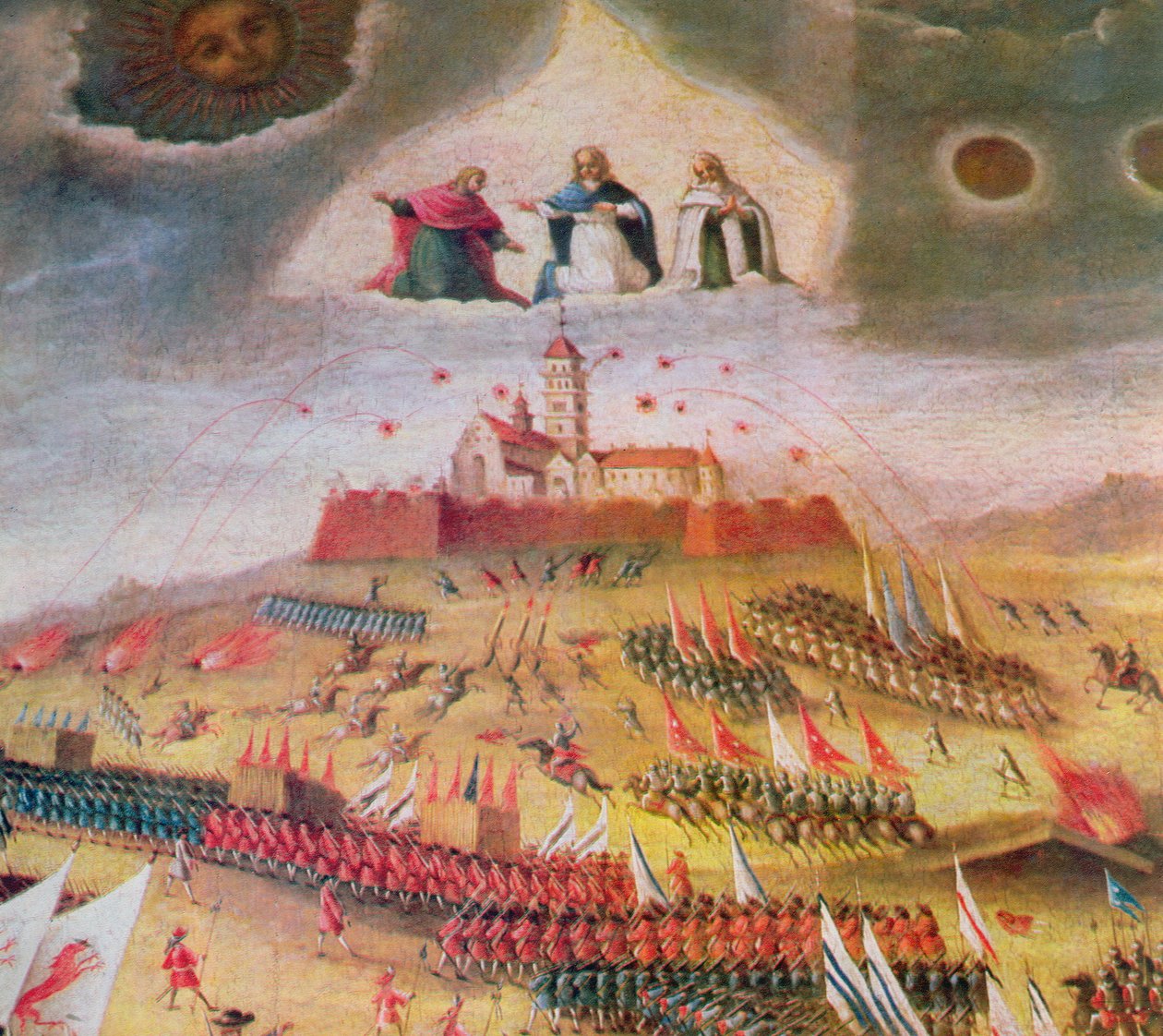 الحصار السويدي لدير Jasna Gora عام 1655 بواسطة المدرسة البولندية