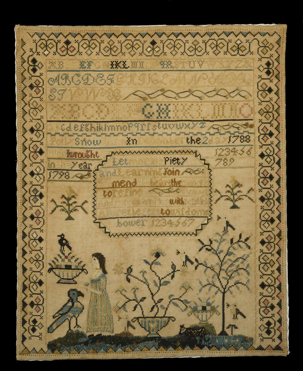 سامبلر 1798 (حرير على كتان) بواسطة بولي سنو