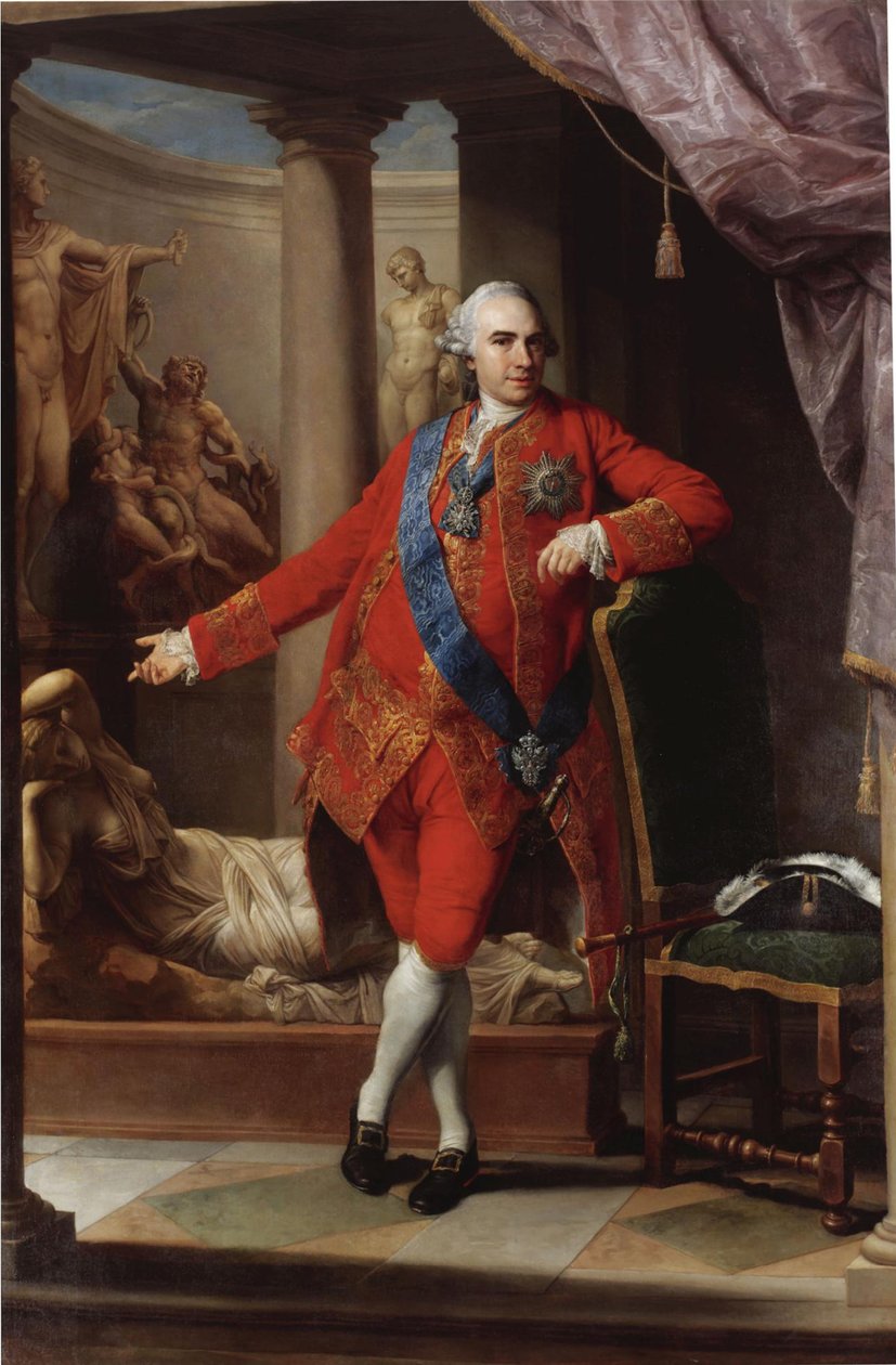 صورة للكونت كيريل رازوموفسكي 1728-1803 ، آخر هيتمان لأوكرانيا ، 1766 بواسطة بومبيو جيرولامو باتوني