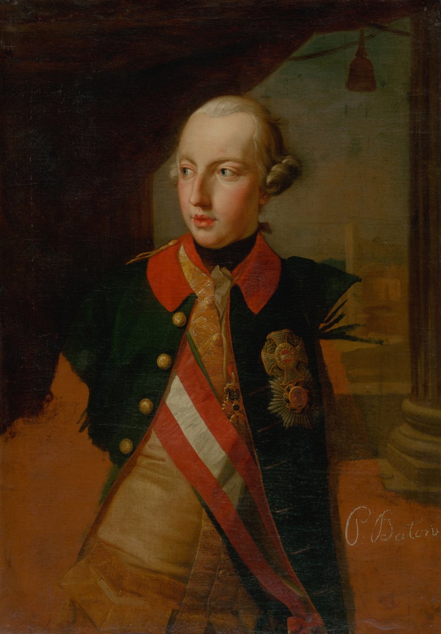 صورة للإمبراطور جوزيف الثاني 1741-1790 ، 1769. بواسطة بومبيو جيرولامو باتوني