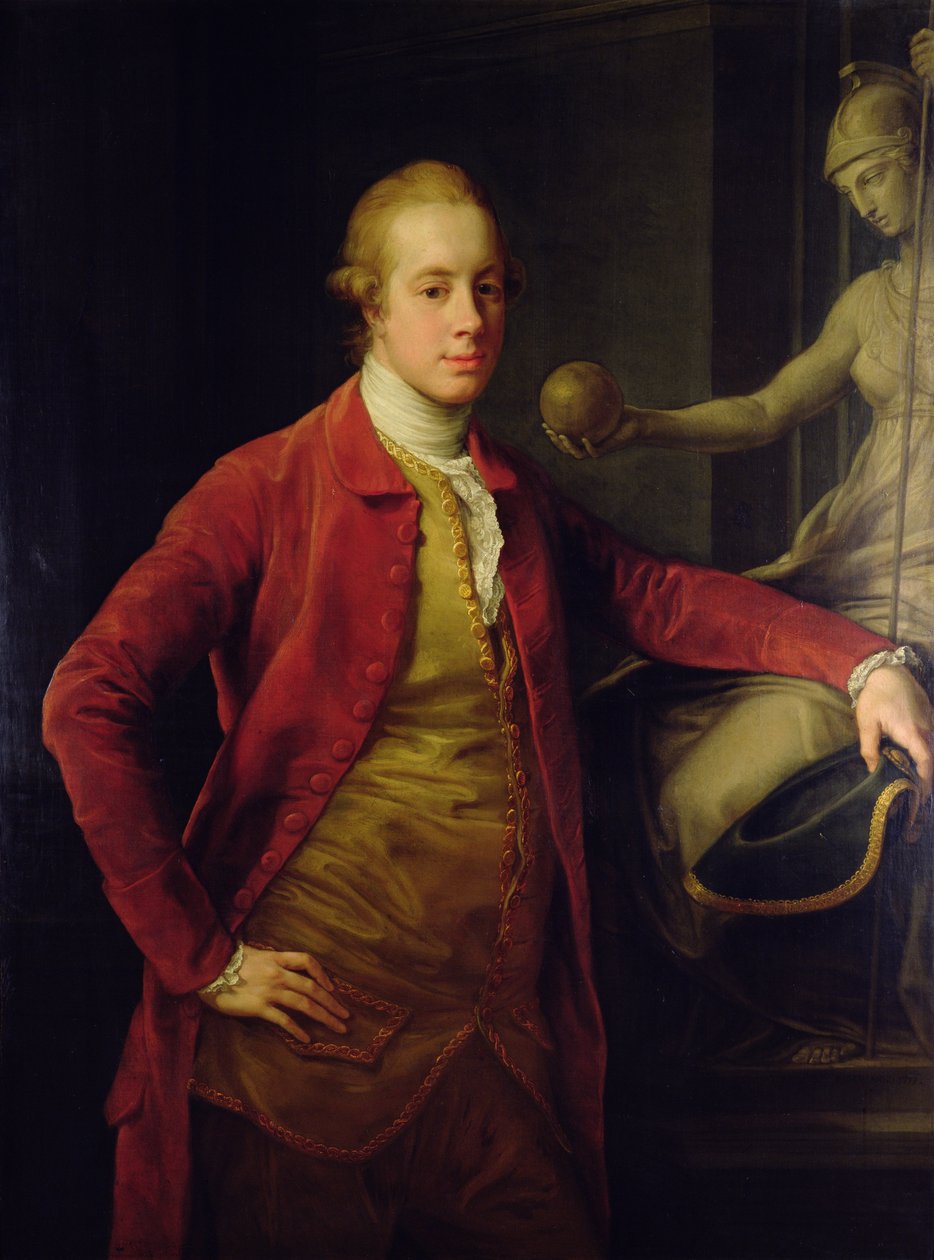 Portrait of Lord Richard Cavendish بواسطة بومبيو جيرولامو باتوني