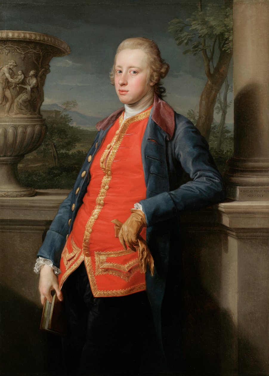 Portrait of William Cavendish, 5th Duke of Devonshire بواسطة بومبيو جيرولامو باتوني