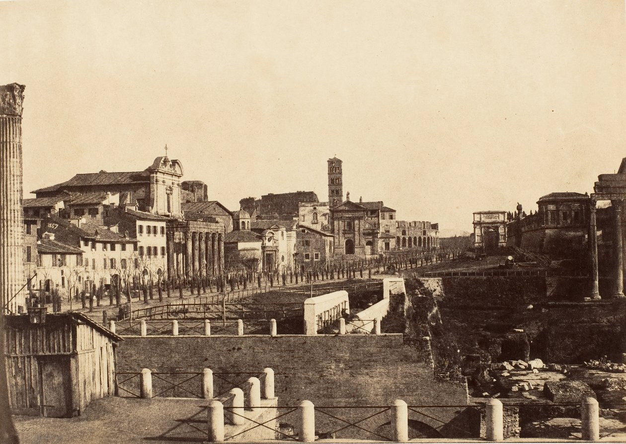 المنتدى ، روما ، 1853-56. بواسطة ربما بواسطة جين مارثا سانت جون.
