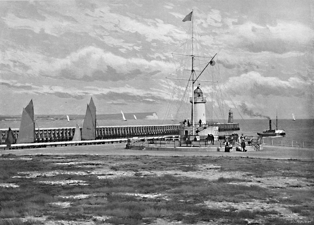 محطة الإشارة ، Newhaven ، c1896 بواسطة شركة بولتون وشركاه