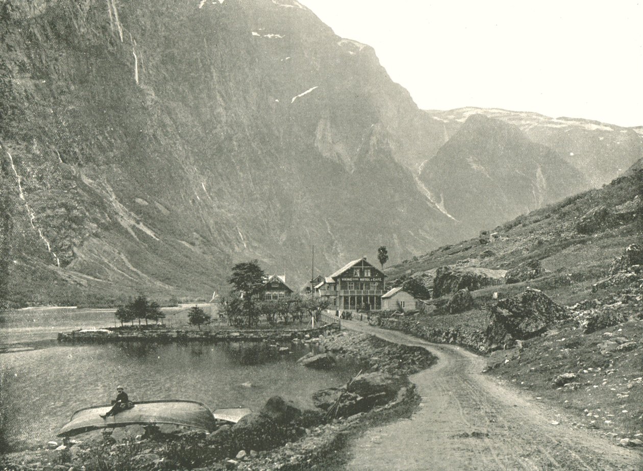 محطة الهاتف والفنادق ، Gudvangen ، النرويج ، 1895. بواسطة شركة بولتون وشركاه
