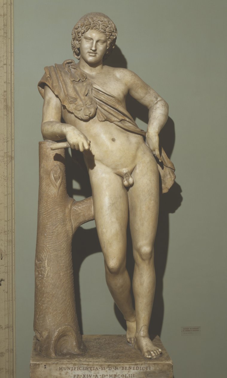 Satyr at Rest (رخام) بواسطة براكسيتيليس