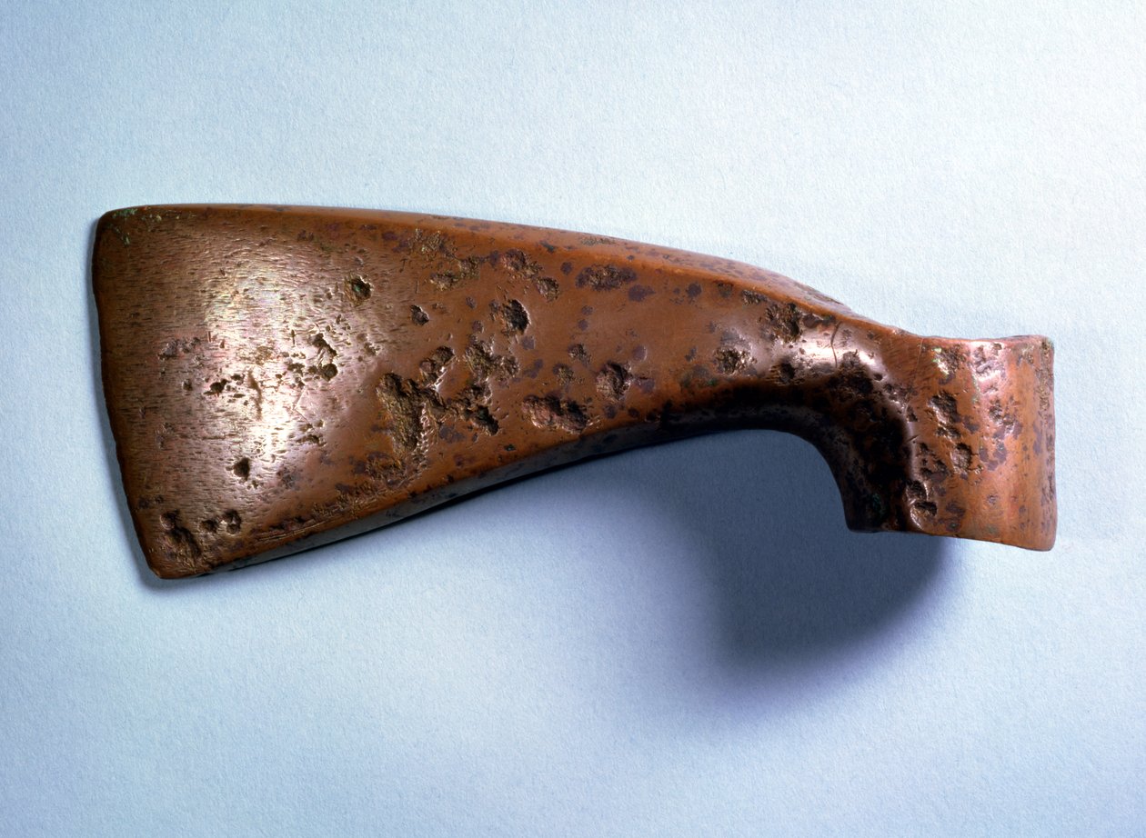 فأس من فوسيدول ، باكراك ، سلافونيا ، العصر البرونزي ، c.2000-1000 قبل الميلاد (برونزية) بواسطة قبل التاريخ