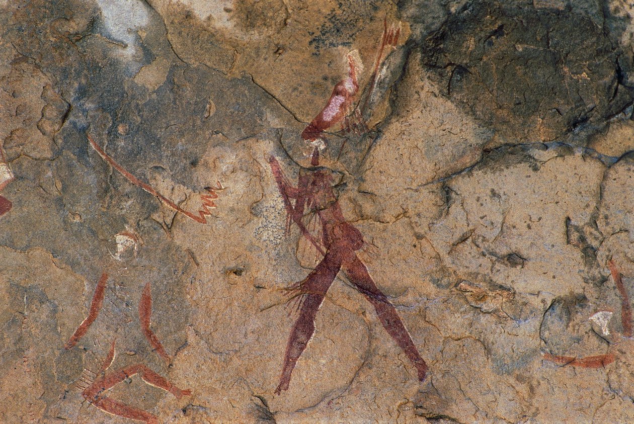 Human Figure (cave painting) بواسطة عصور ما قبل التاريخ
