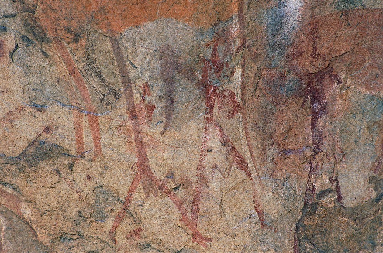 Human Figures (cave painting) بواسطة عصور ما قبل التاريخ
