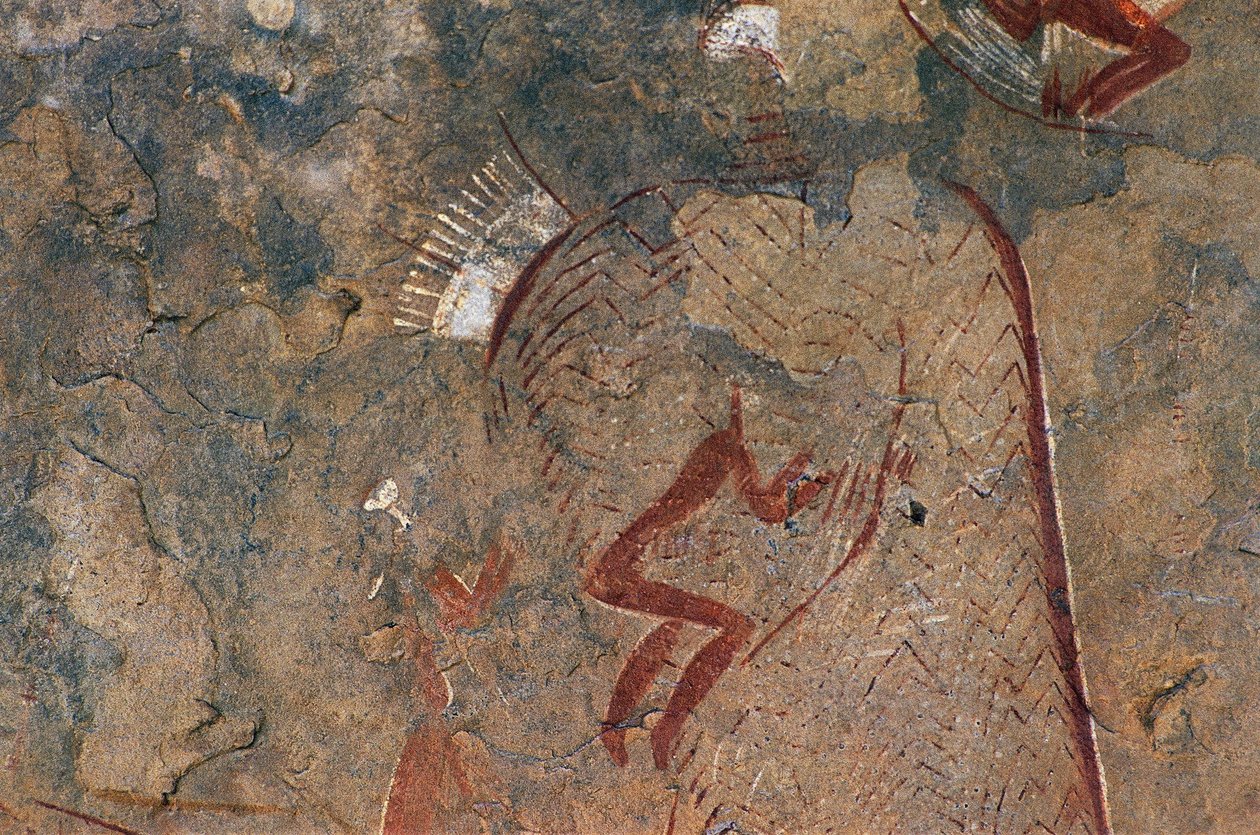 Human Figures (cave painting) بواسطة عصور ما قبل التاريخ