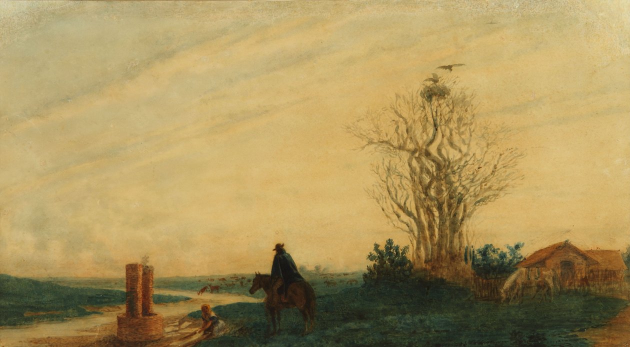 الغسالة بواسطة Prilidiano Pueyrredon