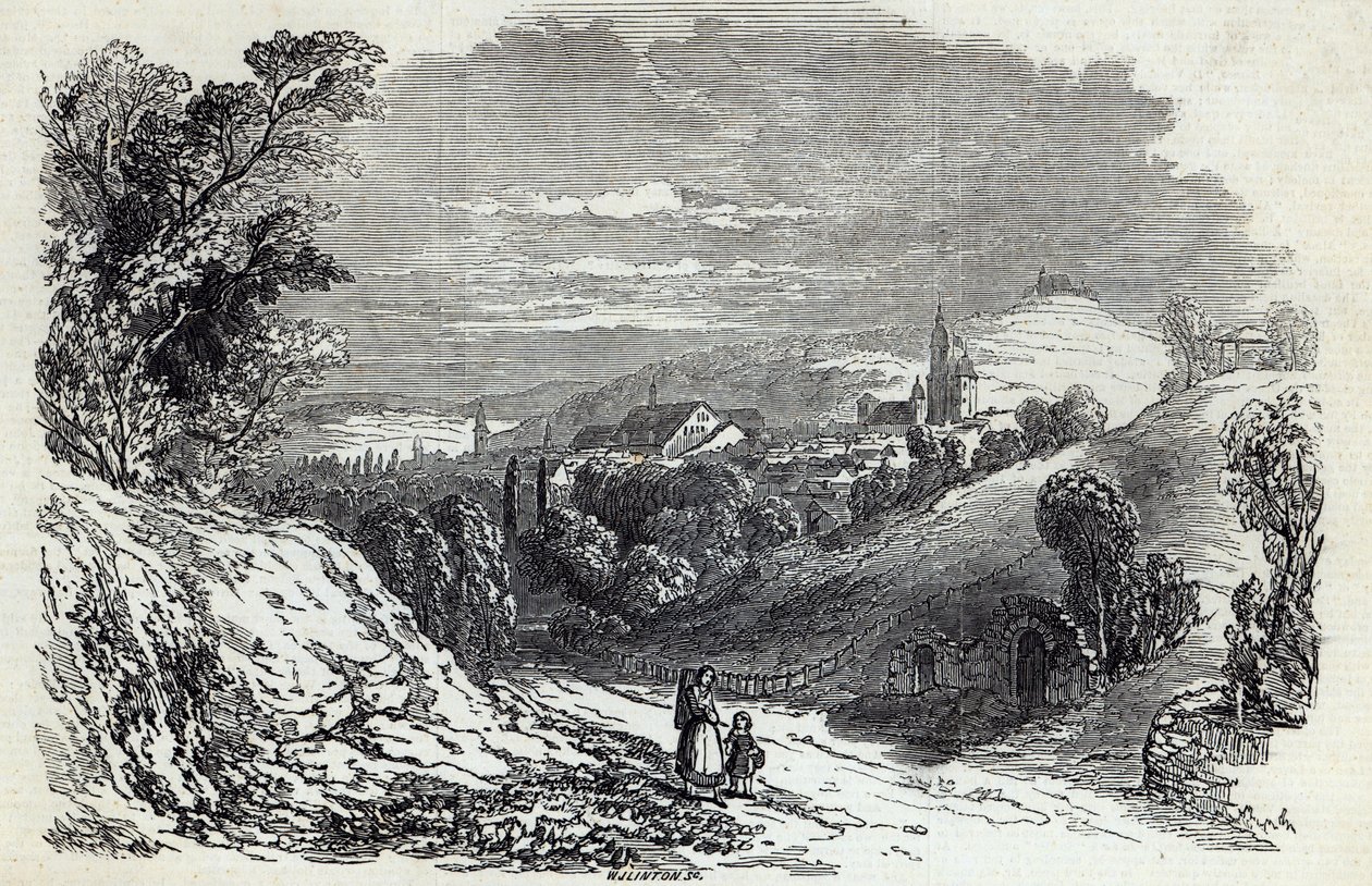 كوبورغ ، من "أخبار لندن المصورة" ، 16 أغسطس 1845 بواسطة الأمير ألبرت ساكس ساكس كوبورغ وجوثا