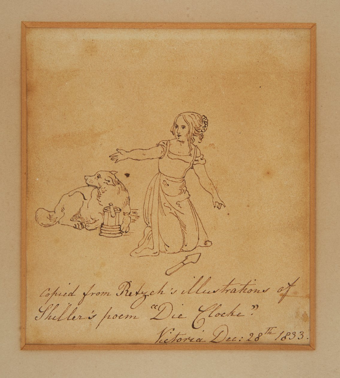 رسم للأميرة فيكتوريا بواسطة الأميرة الملكية (1840 1901) فيكتوريا