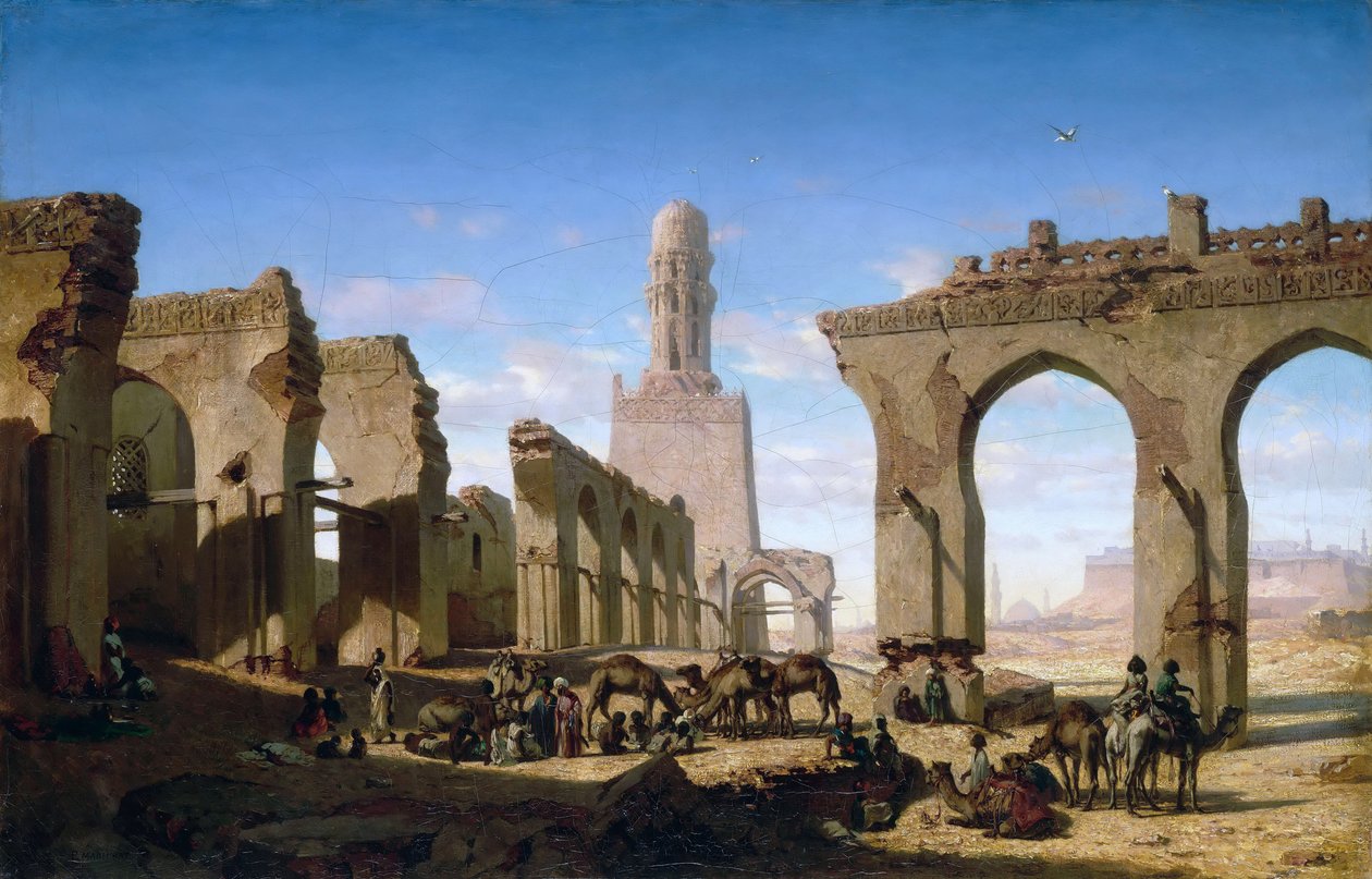 أنقاض مسجد الحكيم في القاهرة بواسطة ازدهار ماريلات
