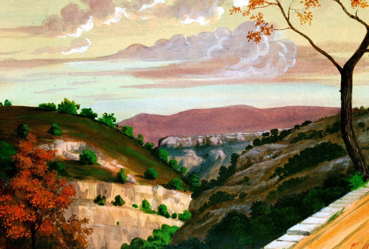 منظر البحر الأبيض المتوسط ، c1823-1870 بواسطة بروسبر ميريمي